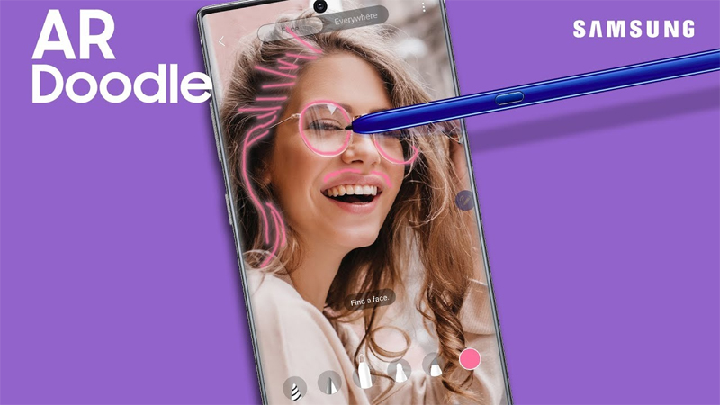 T&iacute;nh năng Vẽ tay AR tr&ecirc;n điện thoại Samsung Galaxy Note 10