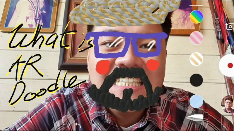 Thỏa sức s&aacute;ng tạo tr&ecirc;n AR Doodle