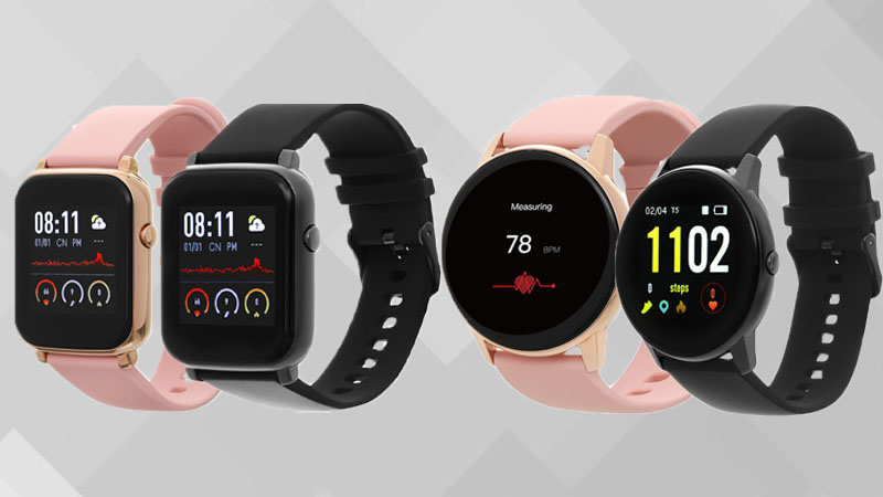 Đồng hồ th&ocirc;ng minh BeU B2 v&agrave; BeU PT1 với kiểu d&aacute;ng thiết kế hiện đại, trẻ trung