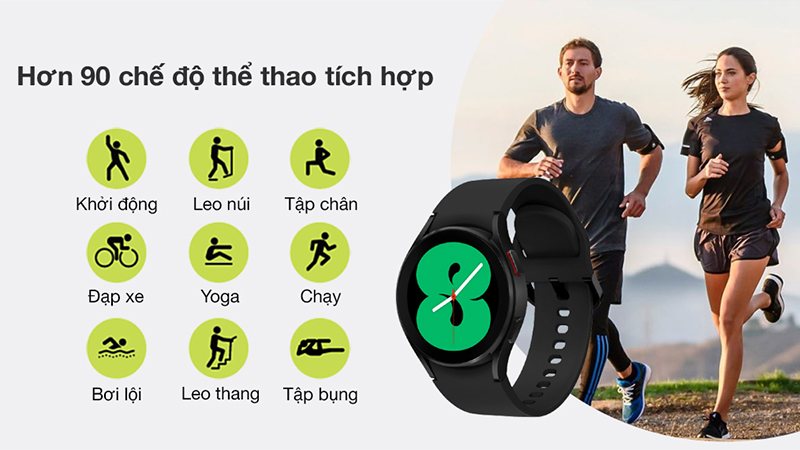 Đồng hồ th&ocirc;ng minh Samsung hỗ trợ hơn 90 chế độ luyện tập kh&aacute;c nhau