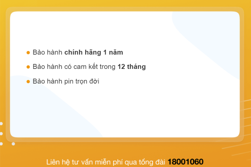 Chính sách bảo hành đồng hồ NAKZEN tại Thế Giới Di Động