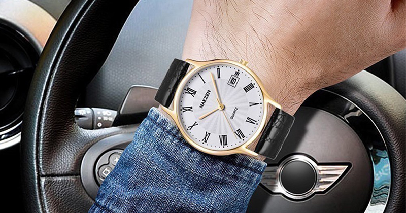 Quản lý thời gian với lịch ngày của đồng hồ Nam Nakzen SL4110G-7N3