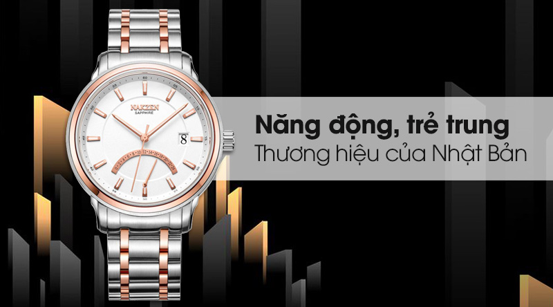 Đồng hồ Nakzen SS4021GTR-7N0 mang nét năng động, trẻ trung