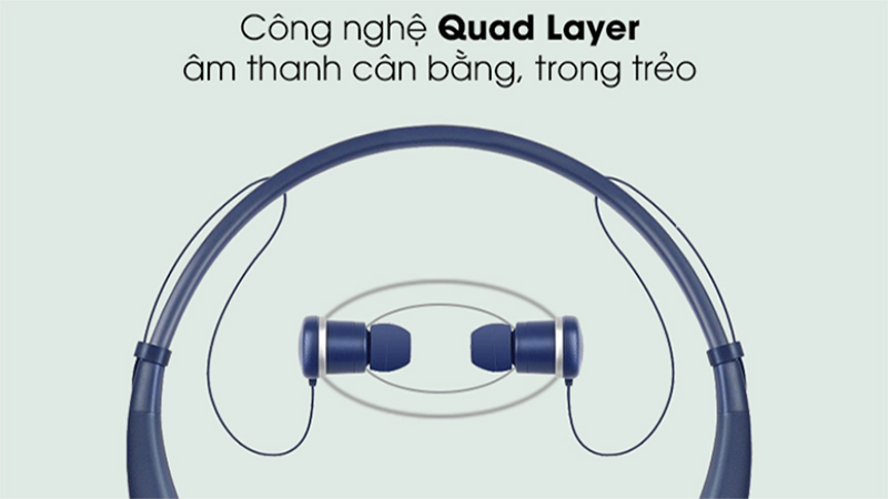 Công nghệ độc quyền Quad Layer cho âm thanh cân bằng, trong trẻo
