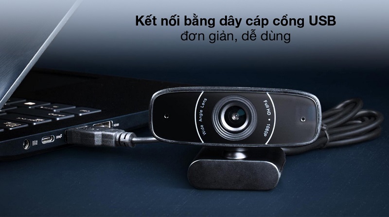 Dễ dàng ghép nối với các thiết bị khác bằng dây cáp đầu cắm USB