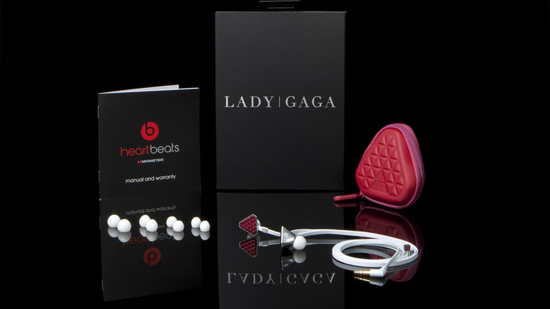 Tai nghe Heartbeats by Lady Gaga được thiết kế độc đáo