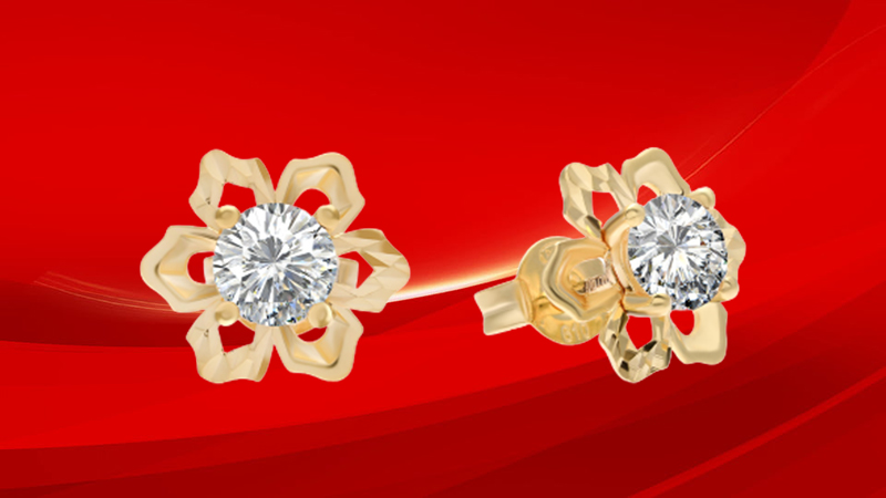 B&ocirc;ng Tai V&agrave;ng 610 18K  Nữ AvaJi AVJ.E000950 sở hữu một vẻ ngo&agrave;i v&ocirc; c&ugrave;ng thu h&uacute;t