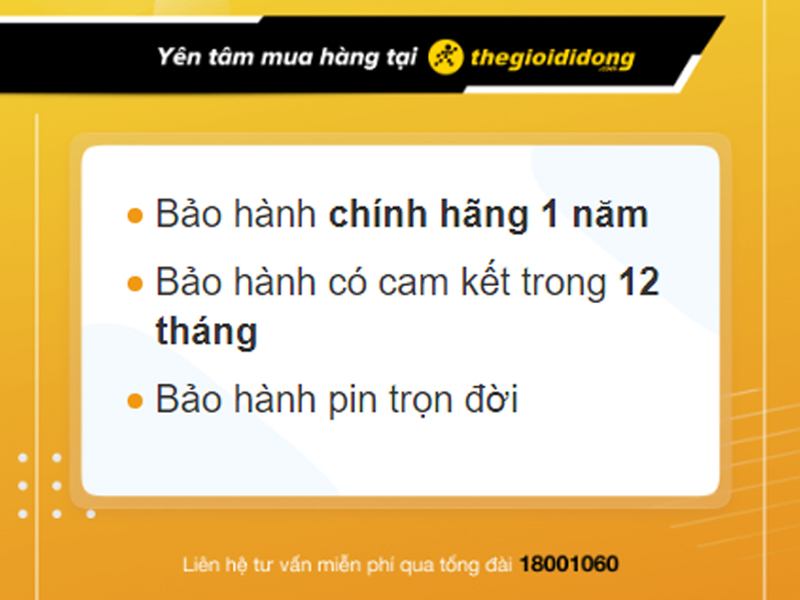 Ch&iacute;nh s&aacute;ch bảo h&agrave;nh tại Thế Giới Di Động
