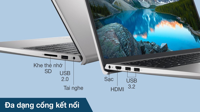 Laptop Dell Inspiron 15 3511 i7 hỗ trợ các cổng kết nối thông dụng