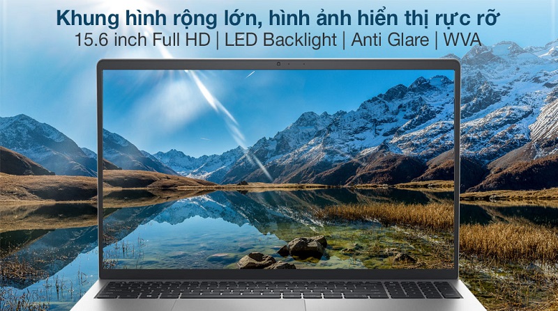 Laptop Dell Inspiron 15 3511 được trang bị màn hình 15.6 inch, hiển thị sắc nét