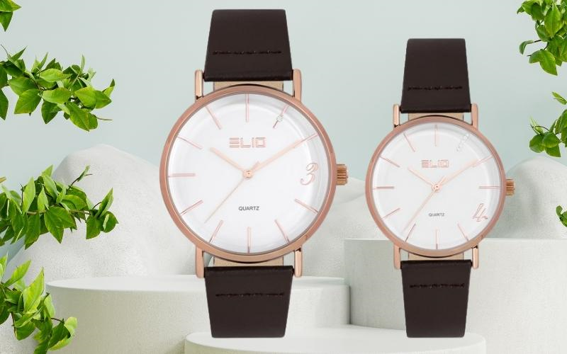 Ảnh minh họa đồng hồ đ&ocirc;i Elio EL052-01/EL052-02