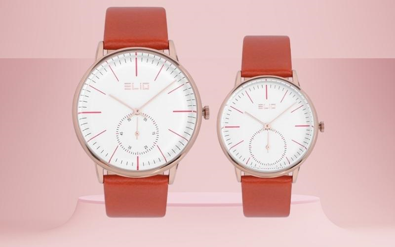 Ảnh minh họa đồng hồ đ&ocirc;i Elio EL068-01/EL068-02