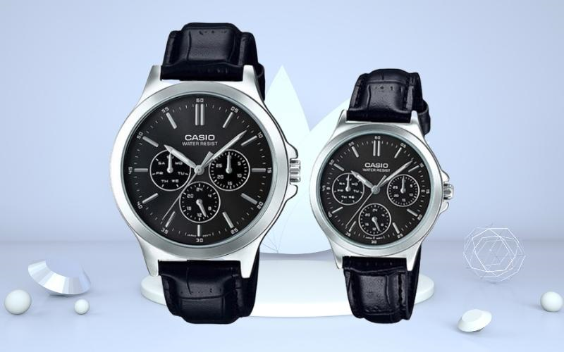 Ảnh minh họa đồng hồ đôi Casio LTP-V300L-1AUDF/MTP-V300L-1AUDF