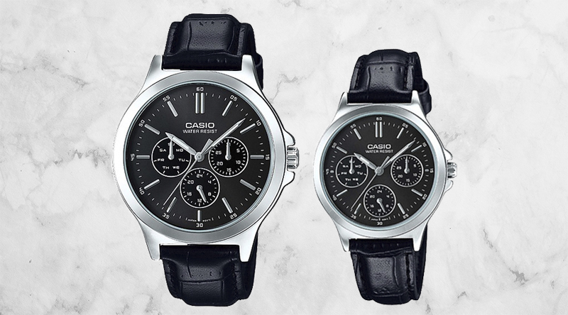 Đồng hồ đ&ocirc;i Casio LTP-V300L-1AUDF/MTP-V300L-1AUDF hiện đại, sang đẹp