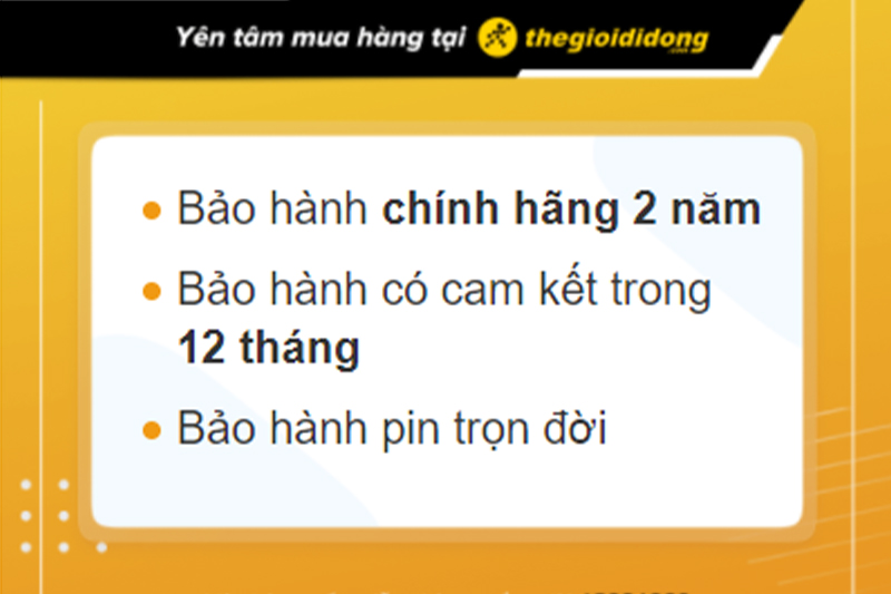 Ch&iacute;nh s&aacute;ch bảo h&agrave;nh của TGDĐ