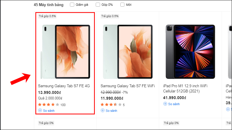 Chọn sản ph&acirc;̉m mu&ocirc;́n mua