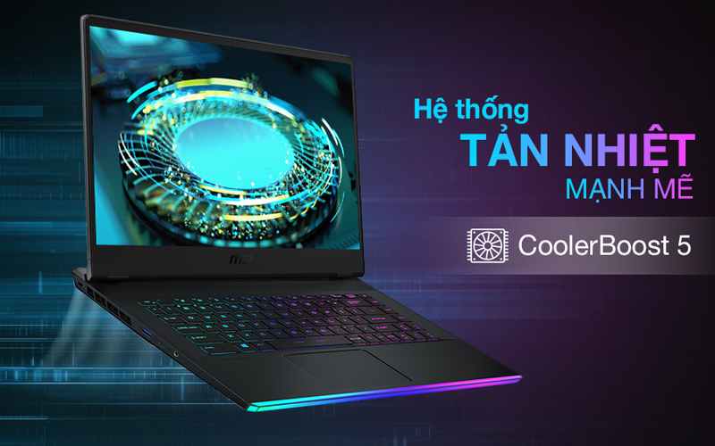 MSI đ&atilde; trang bị hệ thống tản nhiệt hiện đại