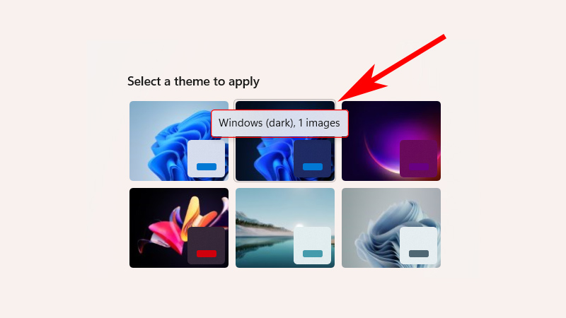 Chọn Windows Dark (1 images)