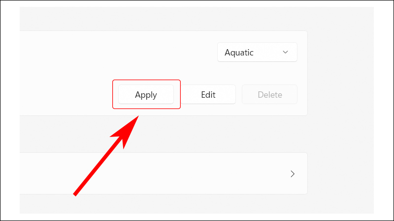 Nhấn Apply để &aacute;p dụng 