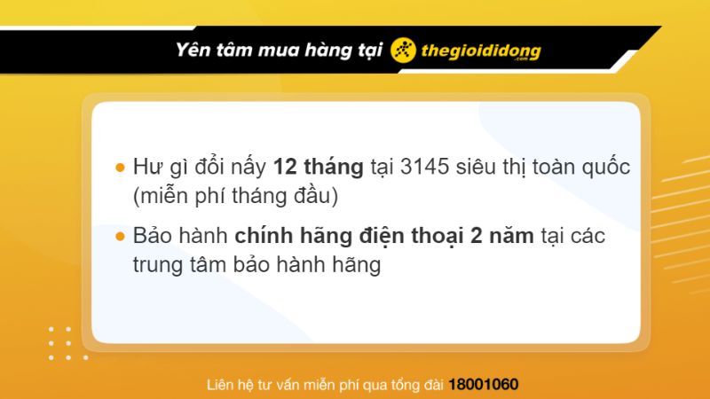 Ch&iacute;nh s&aacute;ch bảo h&agrave;nh điện thoại hấp dẫn của Thế Giới Di Động