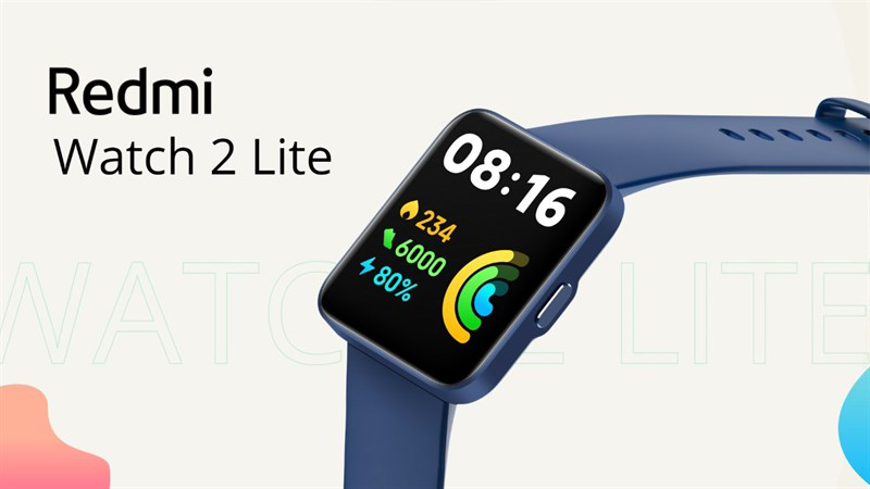 Redmi Watch Lite 2 sở hữu màn hình 1.55 inches, độ phân giải 320 x 360 pixels 