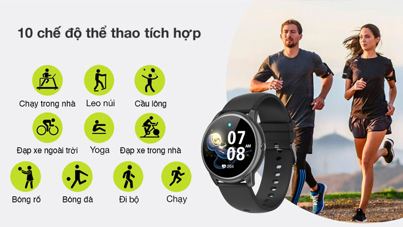 Hỗ trợ nhiều chế độ luyện tập thể thao