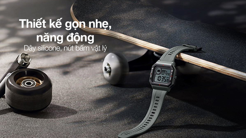 Đồng hồ thông minh Amazfit Neo màu xanh lá