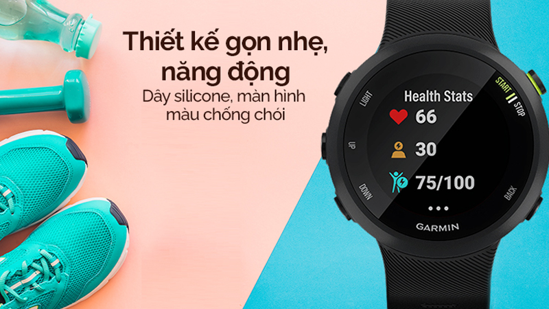 Đồng hồ thông minh Garmin Forerunner 45 màu đen