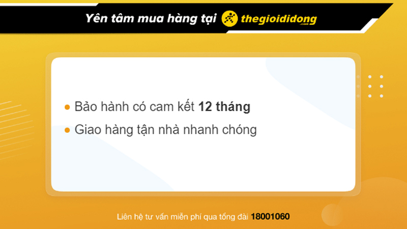 Chế độ bảo hành tại Thế Giới Di Động