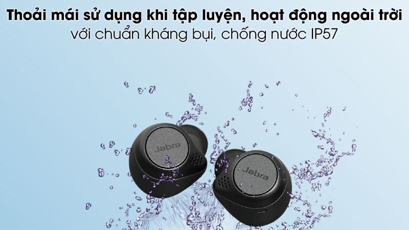 Tai nghe có chuẩn chống nước và chống bụi IP57