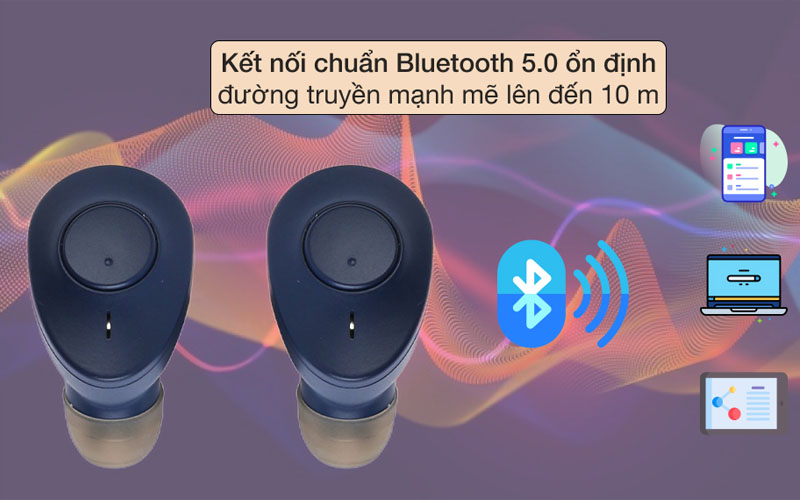 tai nghe được trang bị chuẩn kết nối Bluetooth 5.0