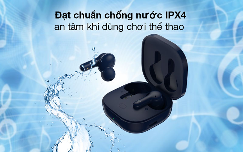 Tai nghe sở hữu chuẩn chống nước IPX4