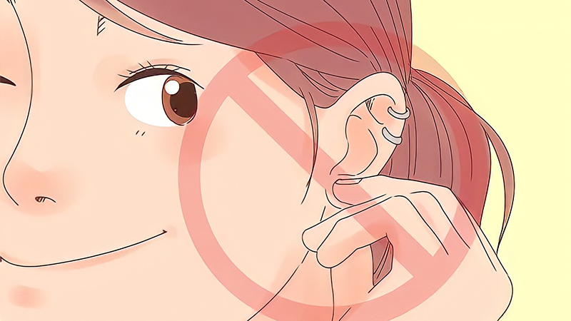 Bảo vệ vết thương ở tai cho đến khi lành