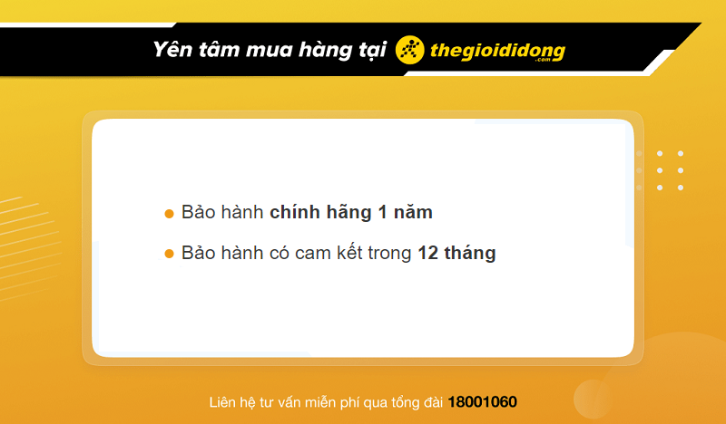 Chính sách bảo hành tại Thế Giới Di Động