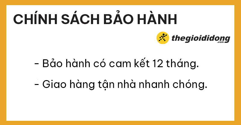 Chính sách bảo hành hấp dẫn tại Thế Giới Di Động