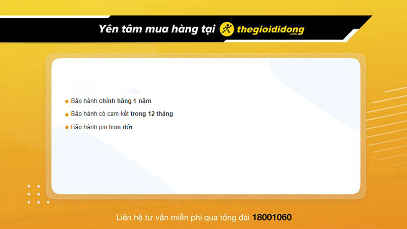 Cách kiểm tra thời hạn bảo hành đồng hồ Elio tại trang Web Thế Giới Di Động