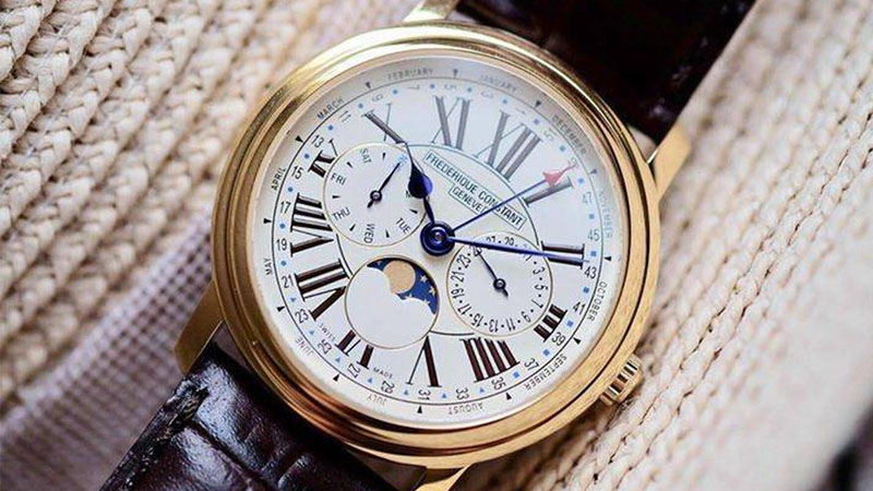 Giá thành của một chiếc đồng hồ FREDERIQUE CONSTANT chính hãng khá đắt