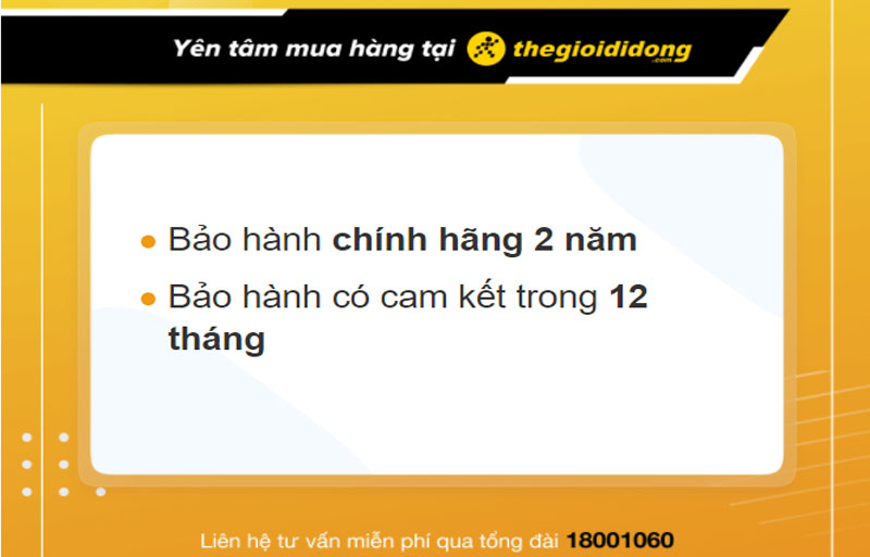 Chính sách bảo hành hấp dẫn khi mua đồng hồ tại Thế Giới Di Động