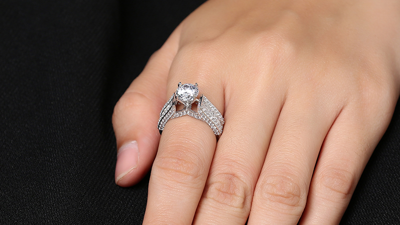 Nhẫn Bạc AvaJi AVJ.R000507 thiết kế sắc sảo