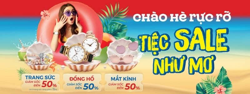 Tưng bừng khuyến mãi chào hè AVAJi giảm đến 50% các sản phẩm trang sức