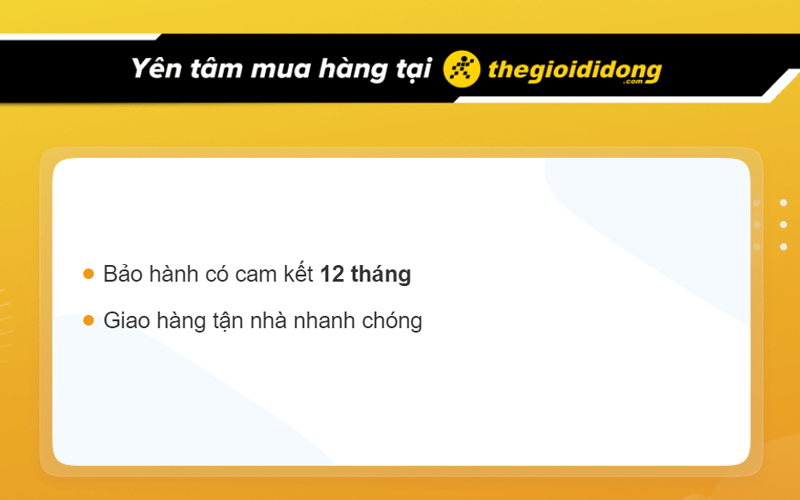 Chế độ bảo hành tai nghe OPPO khi mua tại Thế Giới Di Động