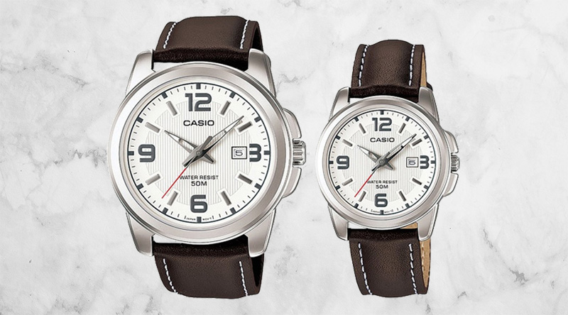 Đồng hồ đôi Casio LTP-1314L-7AVDF/MTP-1314L-7AVDF có kiểu dáng thời thượng