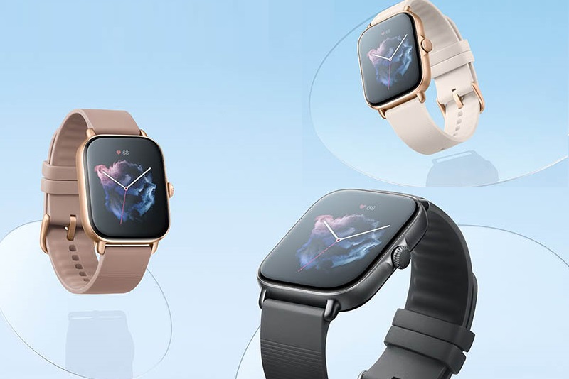 Đồng hồ Amazfit GTS 3 c&oacute; thiết kế 3 m&agrave;u hiện đại, sang trọng