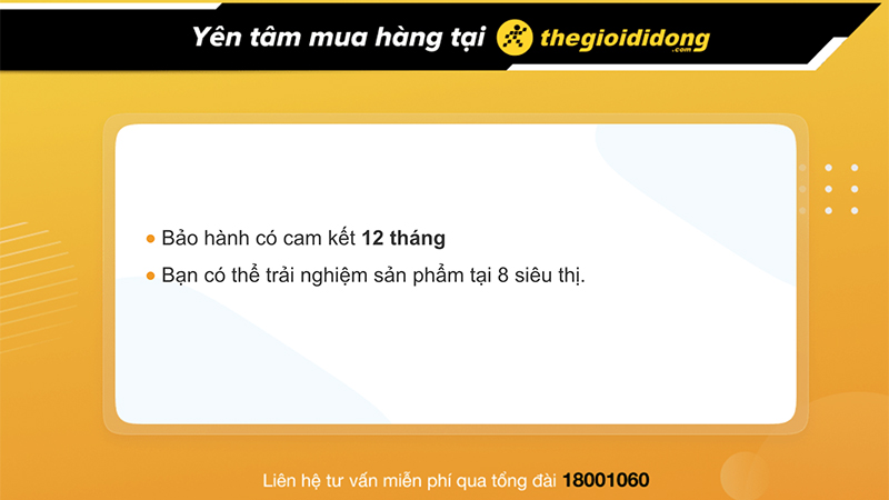 Chính sách mua sạc dự phòng tại Thế Giới Di Động
