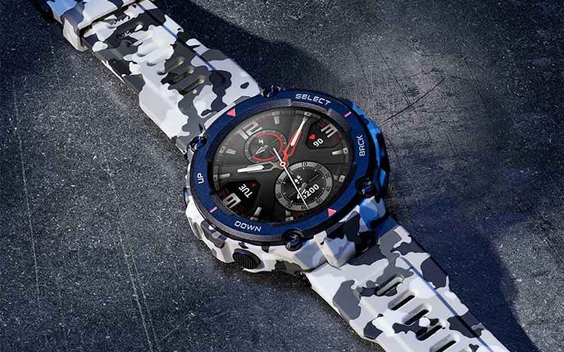Ảnh minh họa đồng hồ Amazfit T-Rex Camo