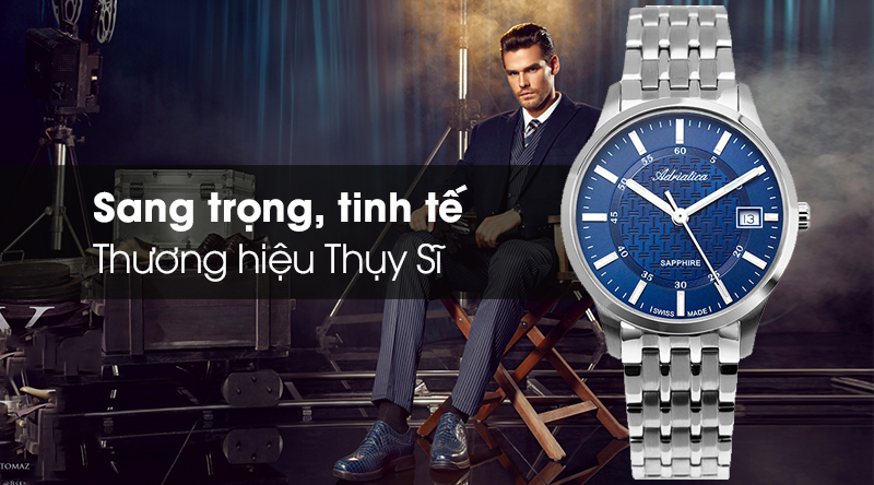 Ảnh minh họa đồng hồ Adriatica A1256.5115Q Bạc