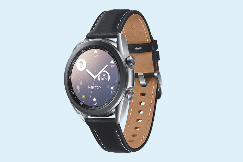 Galaxy Watch 3 LTE 41mm viền thép dây da đen thiết kế hiện đại