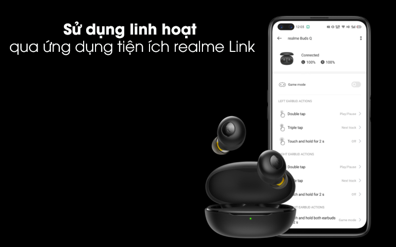 Dễ dàng điều khiển qua ứng dụng realme Link