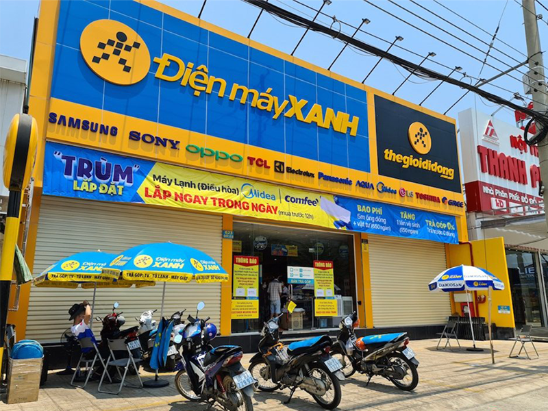 Thế Giới Di Động và Điện máy XANH là hai nơi kinh doanh tai nghe Realme uy tín