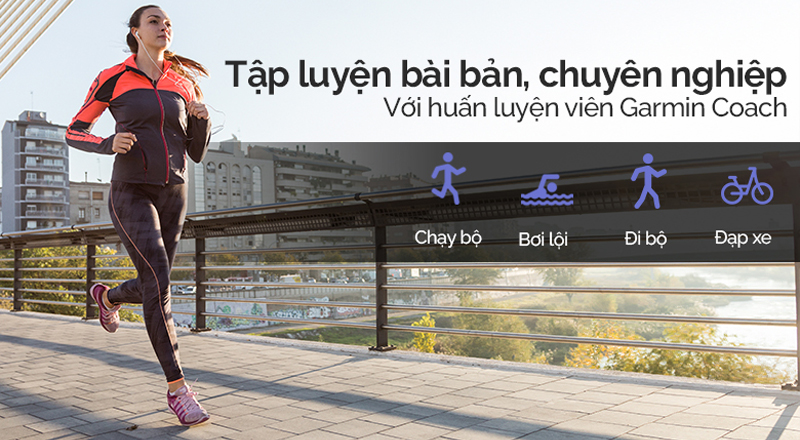 Đồng hồ được t&iacute;ch hợp nhiều chế độ luyện tập 